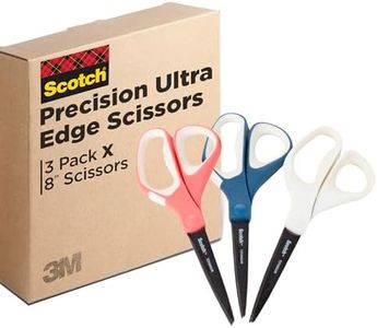 Scotch Precision Ultra Edge Titanium Scissors, 8 Inch, 3-Pack (1458-3AMZ)