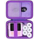 Aenllosi Hard Storage Case for OPERHOO/YORKOO/Gofunly/CHRERNA/AORILE Kids Instant Print Camera, Childs Camera Photo Paper & Color Pen Organizer, Purple (Case Only)