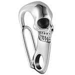 OIDEA Punk Gothic Skull Key Chain: Stainless Steel Keychain for Men Graduation Birthday Father's Day Gifts for Him