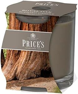 Price's - Royal Oak Jar Candle - Woody, Musky, Quality Fragrance - Long Lasting Scent - Up to 45 Hour Burn Time