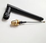 REES52 2.4G Antenna Folded Bluetooth WiFi Module ZigBee Antenna SMA to IPEX Feeder line 2.4GHz Antenna for IEEE802.11n WLAN System
