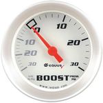 Equus 8257 Boost/Vacuum Gauge - White