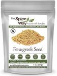 The Spice Way Fenugreek Seeds - Whole (8 oz) great for Indian curry seasoning