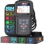 ANCEL AD610 Plus+ OBD2 Scanner ABS SRS Airbag Light Reset Car Scanner ABS Bleed SAS Calibration Diagnostic Tool Bi-Directional Scan Tool Automotive Check Engine Code Reader EPB Reset