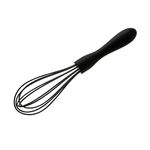 Wiltshire Silicone Whisk, Egg Whisk, Baking & Whipping Balloon Whisk, Heat-Resistant Utensil, Non-Stick, Non-Scratch, Midnight Black, 21x5x5cm