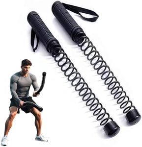 2PCS Ropeless Battle Ropes, Portable Workout Ropes for Home Gym Home Workout, HIIT Workouts Low-Impact Cardio Training Strength Training Core Muscle Building, Men Women