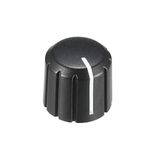 uxcell 20Pcs 15x13.5mm Plastic Potentiometer Rotary Knob for 4x6mm Diameter D Type Shaft Guitar Volume Knob.