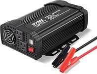 BYGD 800W Car Power Inverter with Dual AC Outlets Dual 2.1A Quick Charging USB Ports, ETL Approved DC 12V to 110V AC Battery Power Converter for Vehicles, Boat, Off-Grid Solar Power System