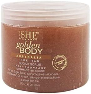 Om SHE Aromatherapy Golden Body Pre Tan Sugar Scrub