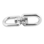 Boat Marine Clip 68mm Stainless Steel Swivel Double Eye Hook