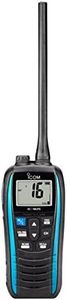 Icom M25 - Ricetrasmettitore VHF palmare nautico, impermeabile, blu