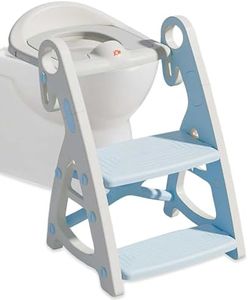 JUNIOR JOE 2 in 1 Potty Training Toilet for Boys & Girls, Used as Toddler Potty Seat & Kids Step Stool (SKY BLUE, 1)