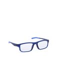 Titan Crest Blue Colored Rectangle Shaped Polarized Eyeglasses for Men and Women (TS1002MFP3V)