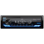 JVC KD-SX27BT Bluetooth Car Stereo with USB Port – AM/FM Radio, MP3 Player, High Contrast LCD, Detachable Face Plate – Single DIN – 13-Band EQ