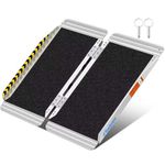 Ruedamann 3FT Portable Wheelchair Ramp, Folding Handicap Ramps for Home Entry, Aluminum Wheelchair Ramps for Doorways, Steps, Stairs, Scooters, Power Wheelchairs, Strollers