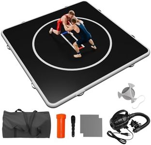 KAOSHAN Wrestling Mat - Foam or Inflatable Wrestling Mats for Home, Jiu Jitsu Mats Kids, Thick Training Exercise Mats for BJJ, Grappling, Judo, Martial Arts, Boxing, Yoga, MMA