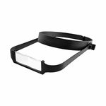 Modelcraft Slimline Headband Magnifier with 4 Lenses, Black