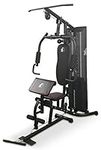 Fit4home All in One Multi Gym Machine for Home Use 68KG Weight Stack Chest Press Lat Pulldown Leg Extension Compact Slimline Single Station Multigyms | TF7080A