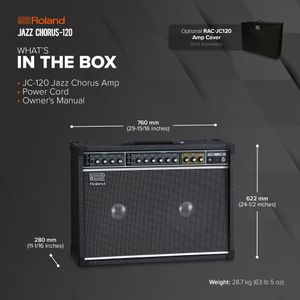 Roland JC-120 Jazz Chorus Guitar Amplifier – Stereo Combo Amp