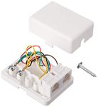 STEREN 300-146 Combination Cable RJ-11 Cable Splitter or Switches – White (White,)