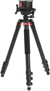 Shooting Tripod Hunting Rest with Sturdy Aluminum Frame, Lightweight, Provides Shooting Stability, Adjustable Legs, Shooting Rest, and Hands-Free Operation for Hunting, Shooting, and Outdoors