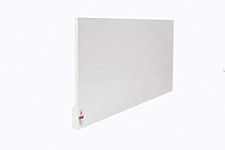 Infrared Heater Panel Built in Thermostat Wall Mounted or Free Standing UK Plug (With rollers, 700W (110cm x 47cm))