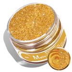 Matio Mica Powder, 1.8oz/ 50g Gold Pearlescent Effect Mica Powder for Epoxy Resin Natural Color Pigment for Soap Making, Bath Bomb, Candle Dye, Resin Craft, Paint, Jewelry, Slime Pigment