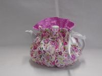 2 Cup Pretty Pink Floral Reversible Tea Pot Cozy