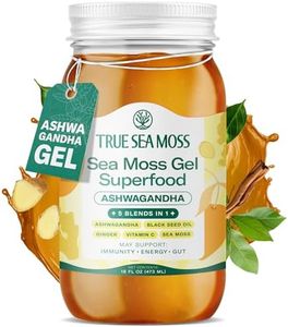 TrueSeaMoss Wildcrafted Irish Sea Moss Gel - Made with Organic Seamoss - Rich in Minerals & Vitamins, Vegan-Friendly - Supports Health, Made in USA from Fresh Sea Vegetables (5 in 1, Pack of 1)