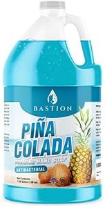 Bastion Foaming Antibacterial Hand Soap: Pina Colada Scented Refill 1 Gallon (128 oz) Bulk Hand Wash