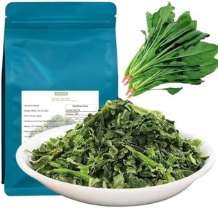 Dried spinach170g/5.99OZ, Dehydrated Spinach Leaves,Dried vegetables,For Cooking, Suitable for sauces, soups and dipping sauces.