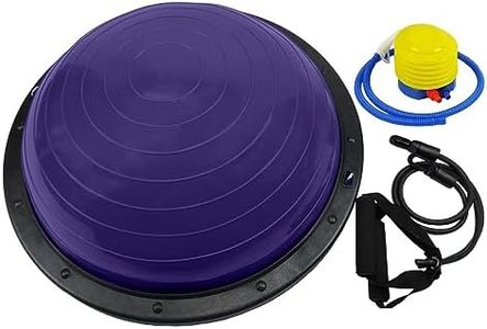 Powertrain Fitness Yoga Ball Home Gym Workout Balance Trainer Purple