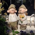Bill and Beryl Elves standing rose,