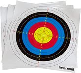 Pack of 20 Wollowo Archery & Crossbow Paper Target Faces 42x42cm