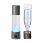 2024 Newest Hydrogen Rich Water Cup Generator Portable Rechargeable Healthy Water Bottle New SPE PEM Technology Water Ionizer with Beautiful LED Indicator Up to 3000 ppb (270ML)