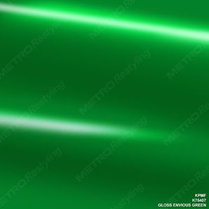 KPMF K75407 Gloss Envious Green 5ft x 60ft (300 sq/ft) Vinyl Car Wrap Film