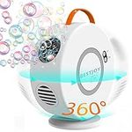 BestJoy Bubble Machine for Toddlers - Kids Toys for Girls Boys Age 3 4 5 Years Old Birthday Gifts Ideas, Fun Outdoor Toys Bubble Maker Parties, Outside Rechargeable Bubble Blower Rotated 90°/360°