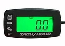 Tach Hour Meter Tachometer RPM Back