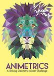 Animetrics: A Striking Geometric Sticker Challenge (Sticker by Number Geometric Puzzles)