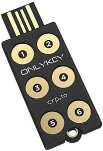 OnlyKey FIDO2 / U2F Security Key and Hardware Password Manager | Universal Two Factor Authentication | Portable Professional Grade Encryption | PGP/SSH/Yubikey OTP | Windows/Linux/Mac OS/Android