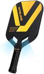 VITALUXE Carbon Fiber Pickleball Paddle, Thermoformed Edgeless Pickleball Paddle, High Friction Surface with Aerodynamic Design, Perfect Balance of Power & Control for Pickleball Enthusiasts