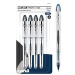 uni-ball Vision Elite Stick Roller Ball Pens, Bold Point, Blue-Black Ink, Pack of 4