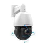 8MP Auto Tracking PTZ PoE IP Camera Outdoor Speed Dome, 18x Optical Zoom 30x Digital Zoom,Human Vehicle Detection, Two Way Talk, 330ft IR Night Vision, IP66,PTZ-4818X-IS