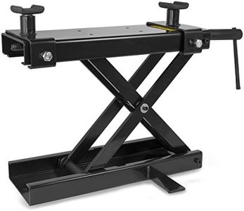 STKUSA 1100Lbs Motorcycle Lift Scissor Wide Stand Center Jack Lift Repair Bike, Cruiser Touring Motorcycle Off-Road Bike, Black (65128)