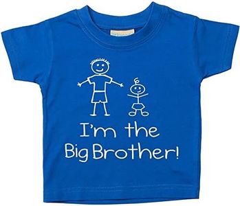 60 Second Makeover Limited I'm The Big Brother Blue Tshirt Baby Toddler Kids Available in Sizes 0-6 Months to 14-15 Years New Baby Brother Gift