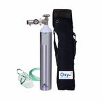 OxyKit Portable Oxygen Cylinder/Lightweight Oxygen Tank/Oxygen Cylinders with Mask/Refillable Oxygen Cylinder Kit (675 LITERS)