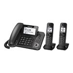 Panasonic KX-TGF352M Corded/Cordless 2 Handset Landline Telephone