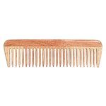 SVATV Handcrafted Neem wood Comb for Detangling Hair Comb For Thick, Curly And Wavy Hair, Non-Static and Eco-friendly Made in India N-82