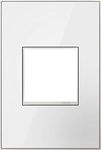 Legrand adorne Mirror White, 1-Gang Wall Plate, AWM1G2MW4