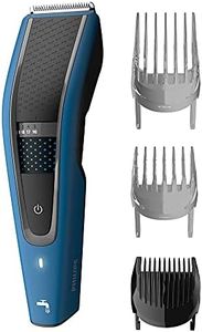 Philips Washable Hair Clipper Series 5000 with 28 Length Settings (0.5-28mm) and 75 min Cordless Use/8hr Charge, HC5612/15